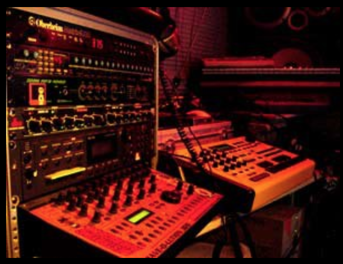 L'ex config' live de l'artiste.