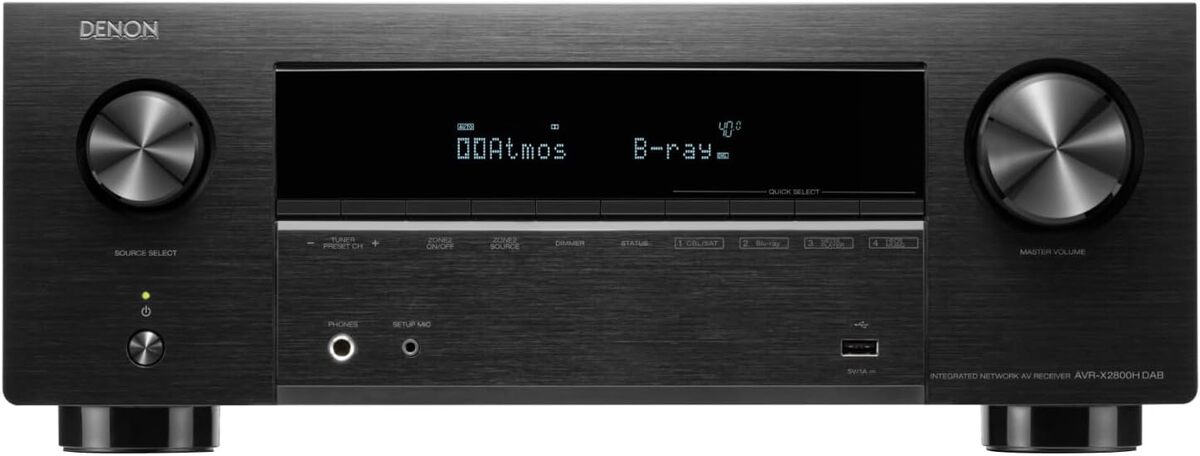 Test du Denon AVR-X2800H : amplificateur 7.2 avec Dolby Atmos et HDMI 8K