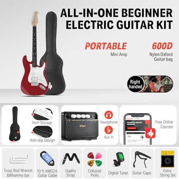 Découvrez notre analyse détaillée du kit guitare électrique Donner DST100, parfait pour les débutants : qualité, sonorité et rapport qualité-prix imbattable.