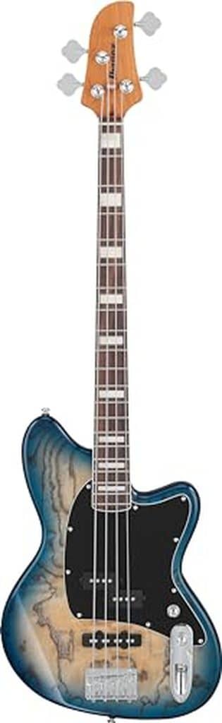 Test de la basse électrique Ibanez Talman TMB400TA-CBS en cosmic blue