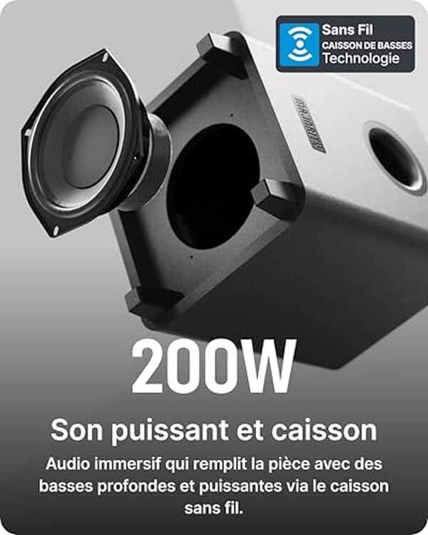 Découvrez notre test complet de la barre de son Majority Naga 40 Plus : une immersion sonore 2.1 sans fil exceptionnelle pour votre expérience audio.