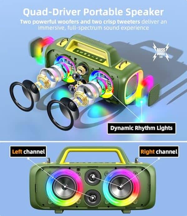 Découvrez notre test détaillé de l'enceinte Bluetooth 140W : une puissance incroyable alliée à une mobilité exceptionnelle pour des expériences sonores inégalées.