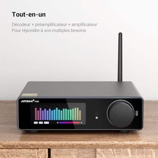 Découvrez l'amplificateur HiFi aiyima A80 : test complet de ses performances, fonctionnalités Bluetooth et DAC de bureau pour une expérience sonore exceptionnelle