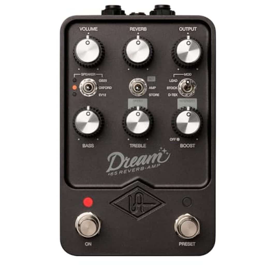 Test de la pédale d'amplification Universal Audio Dream '65 Reverb