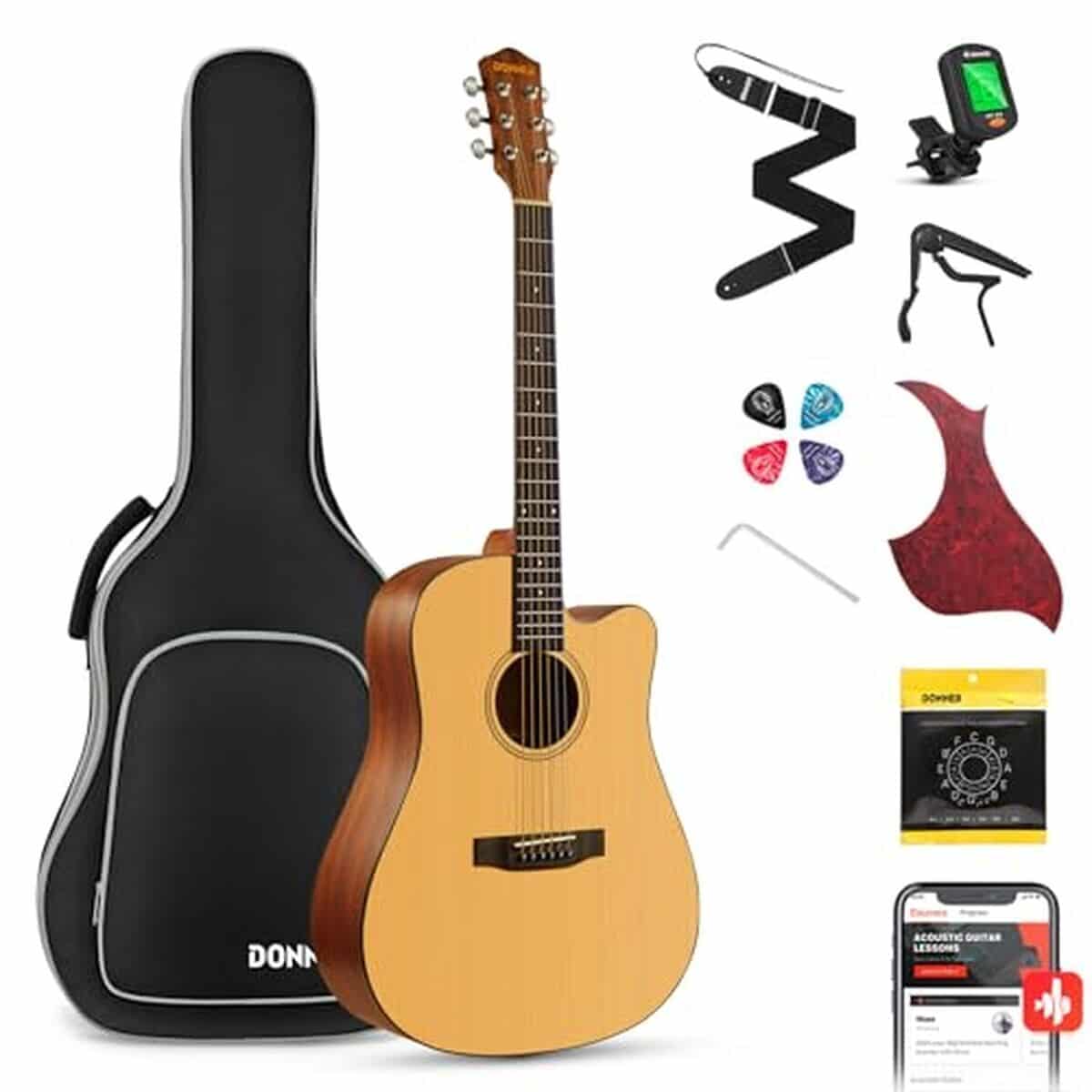 Test guitare acoustique Donner DAG-1C 41 pouces