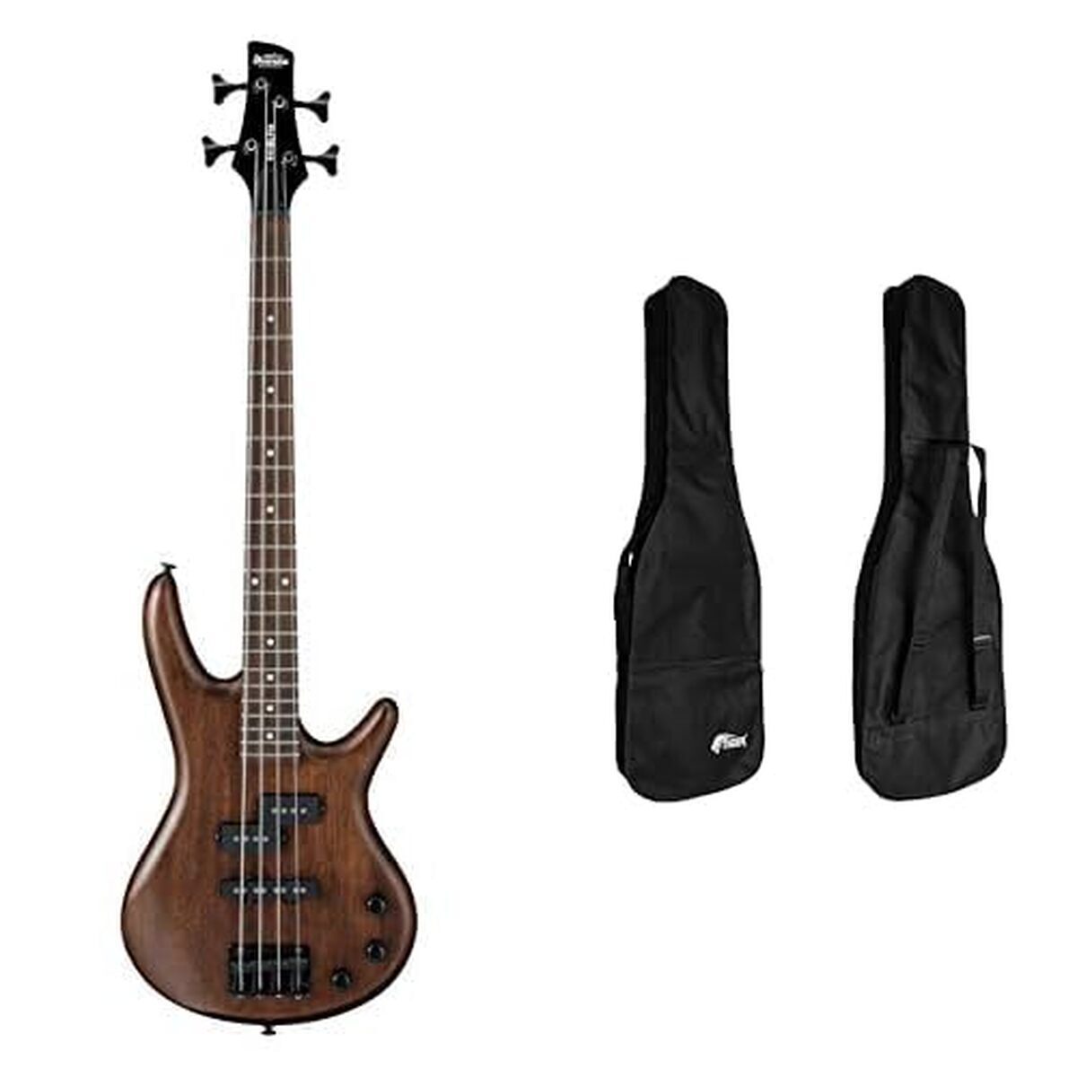 Test guitare basse Ibanez GSRM20B-WNF et housse Tiger GGB7-FBS