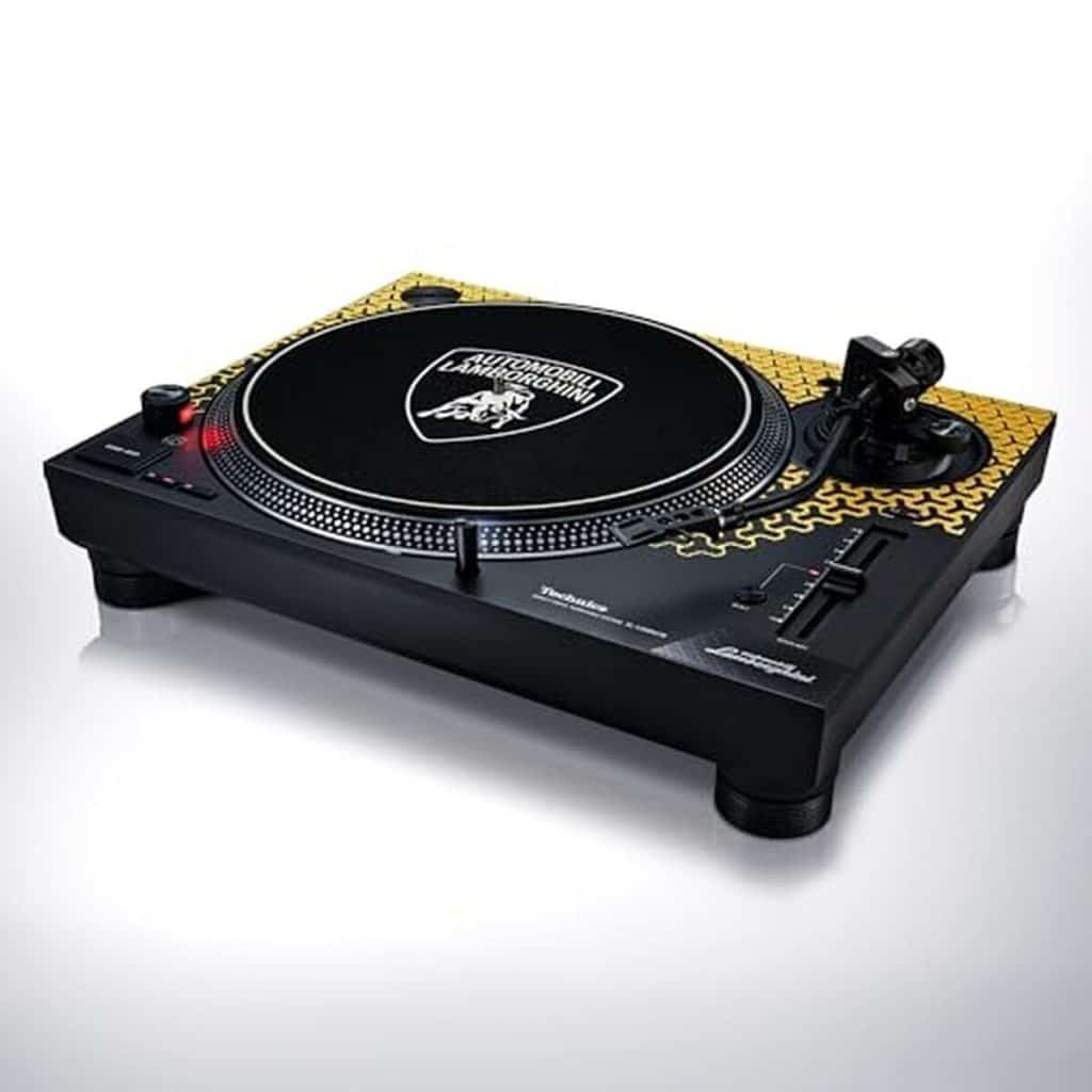 Test platine Technics SL-1200M7PEY édition Lamborghini