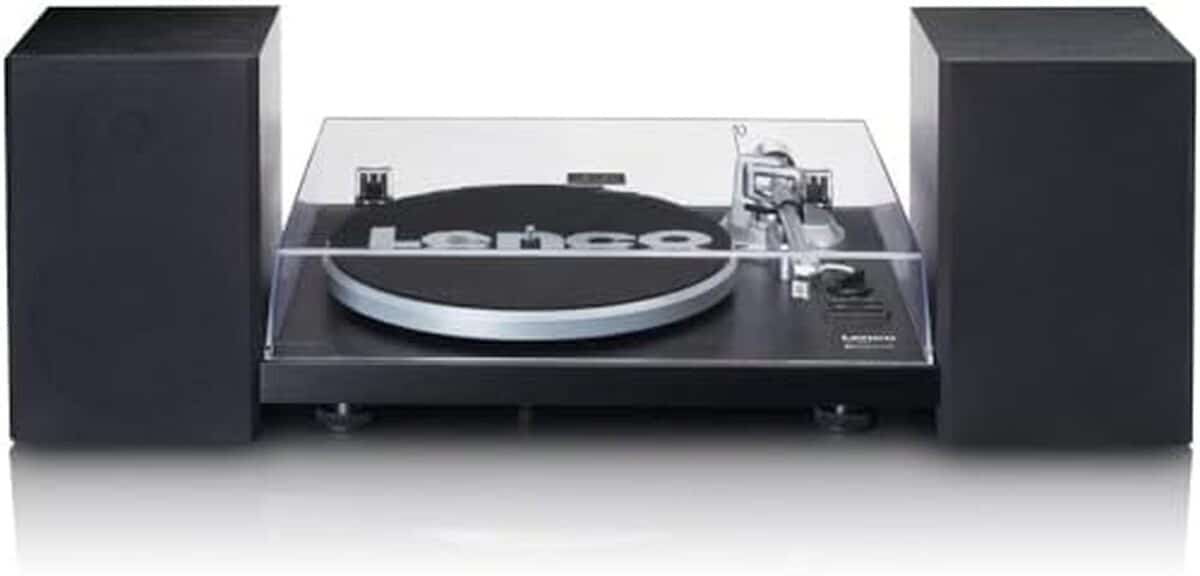 Test : platine vinyle Lenco LS-500 et ses haut-parleurs Bluetooth