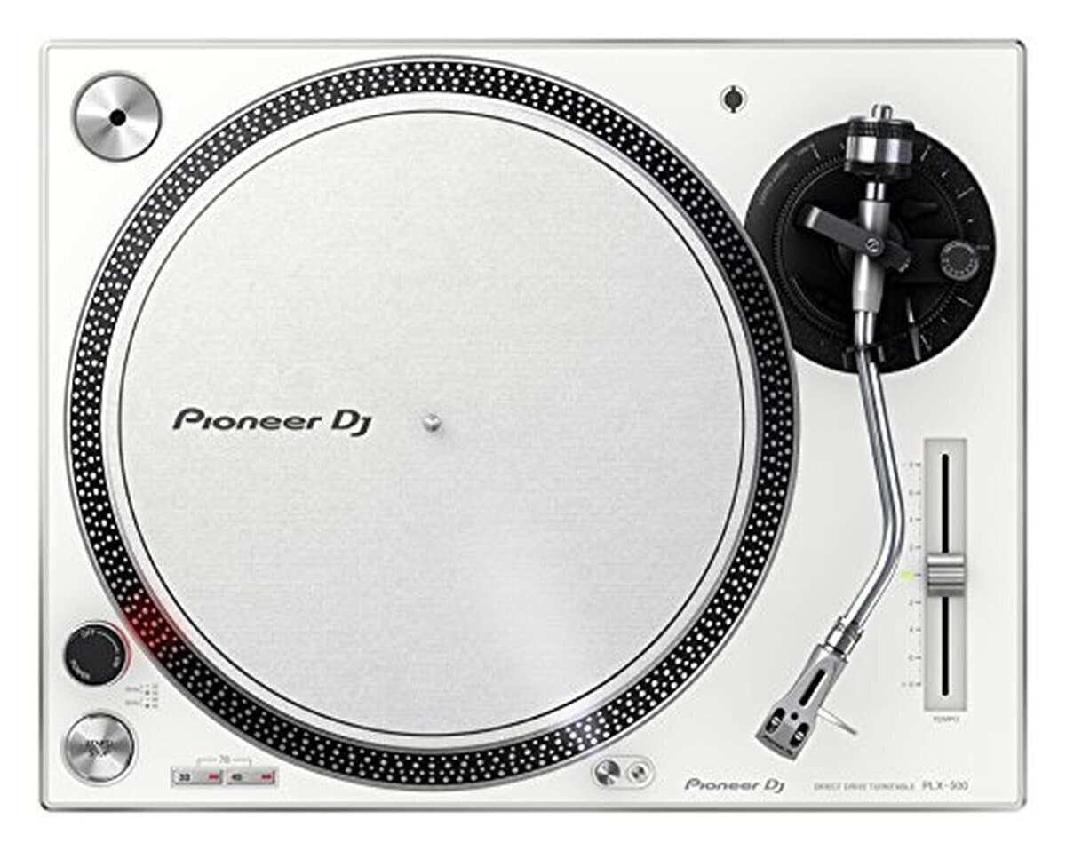 Test : platine vinyle Pioneer DJ PLX-500 blanche à entraînement direct