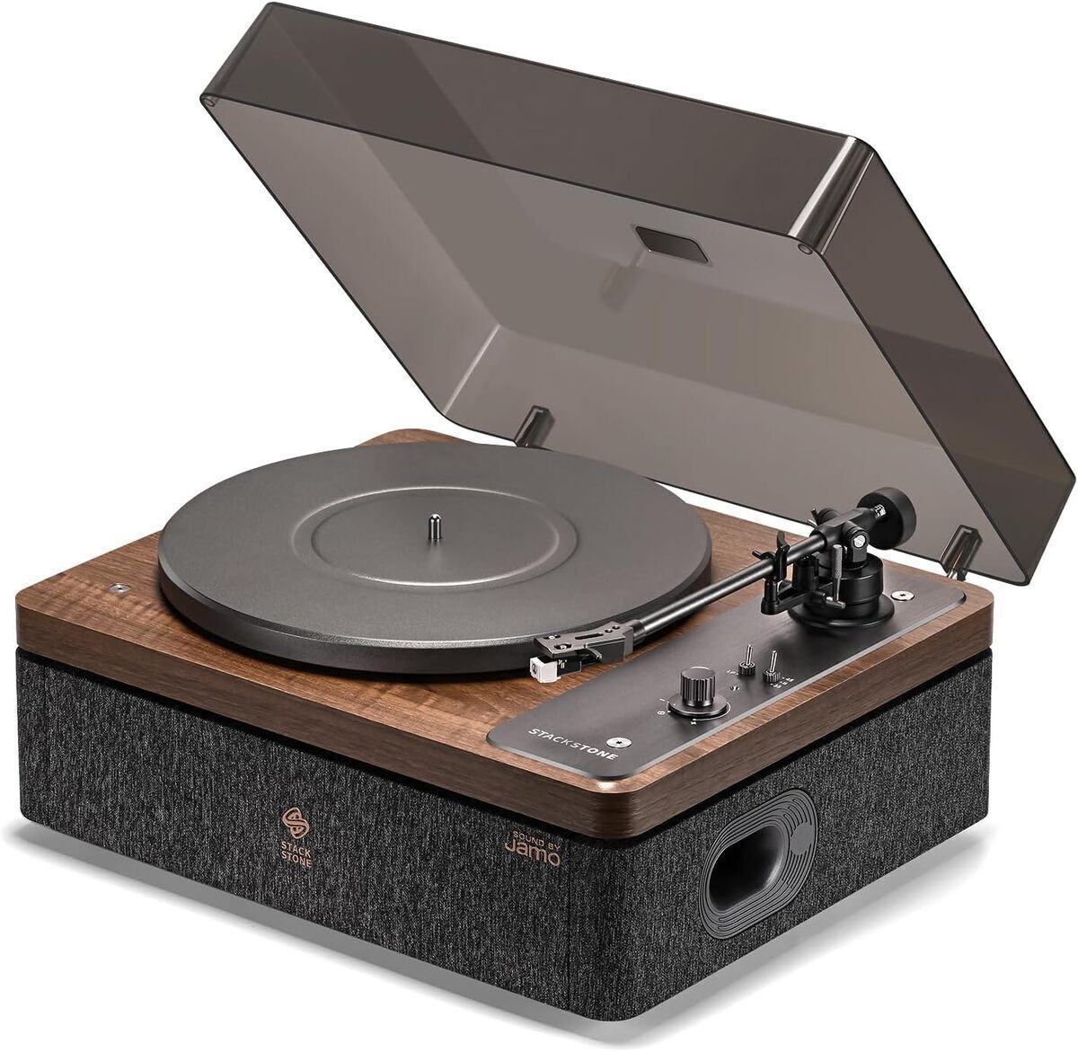 Test : platine vinyle STACKSTONE DS07 bluetooth 5.2 avec haut-parleurs JAMO