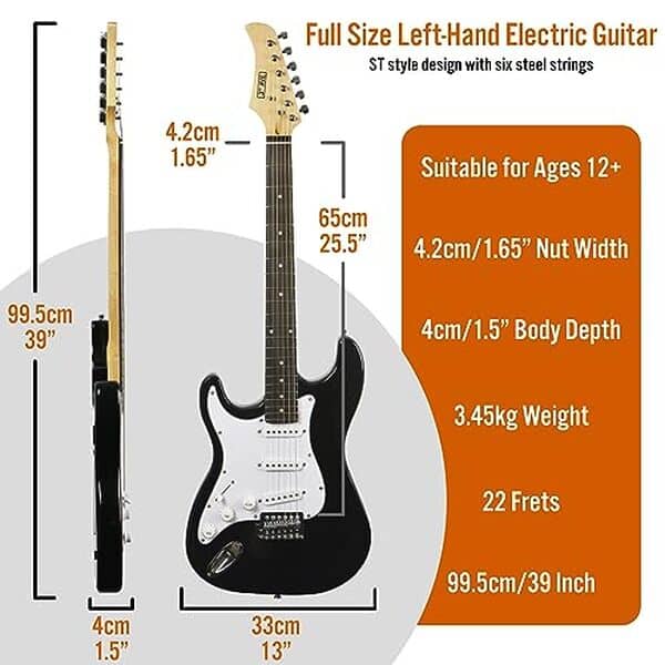 Découvrez notre test détaillé de la guitare électrique 3rd Avenue pour gauchers : performances, qualité et contenu du kit complet inclus. 