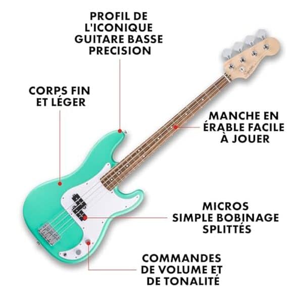 Découvrez notre test détaillé de la Fender Squier Debut Series : caractéristiques, qualité sonore et avis sur cette basse idéale pour les débutants.