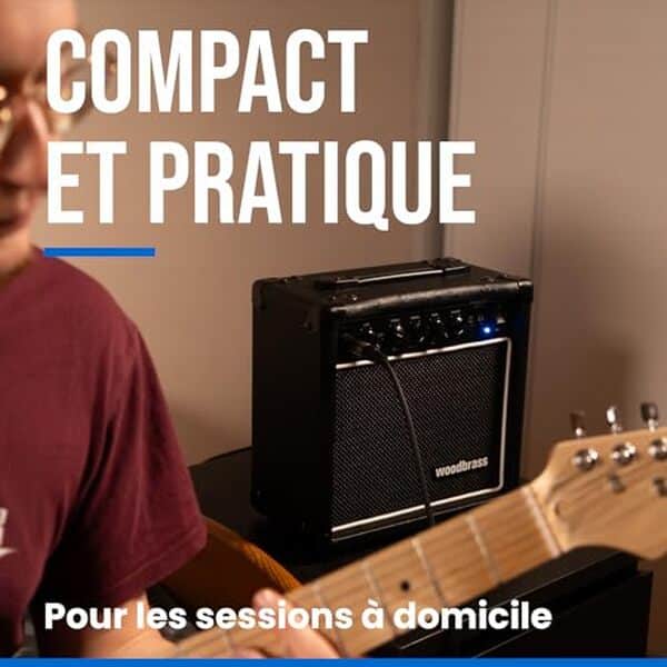 Découvrez notre test complet de l'ampli Woodbrass GE1040 : le meilleur combo guitare pour débutants et musiciens amateurs. Caractéristiques, son et tarif analysés.