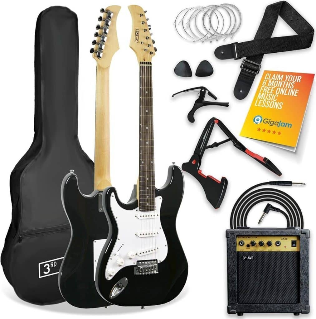 Test de la guitare électrique 3rd Avenue pour gauchers : kit complet et performances