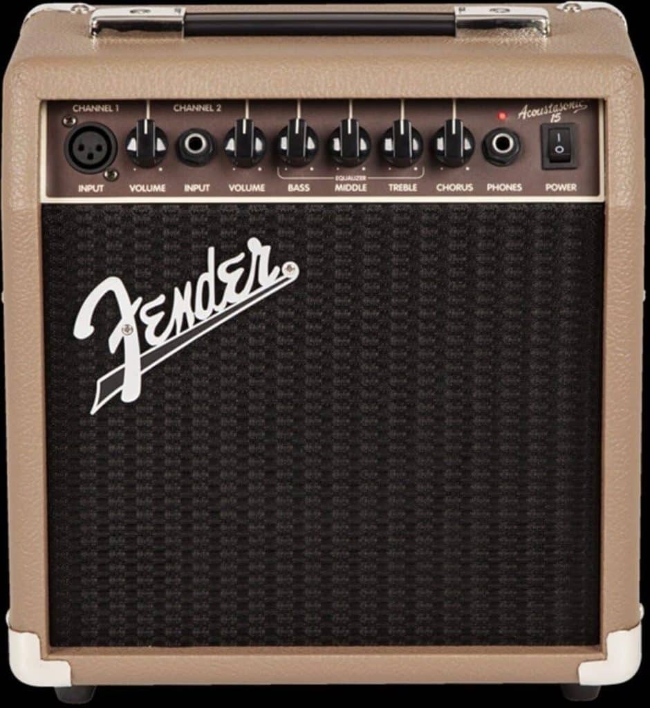 Test de l'ampli guitare Fender Acoustasonic 15