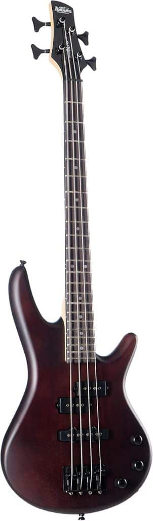 Test : guitare Basse Électrique Ibanez GSRM20B-WNF, marron