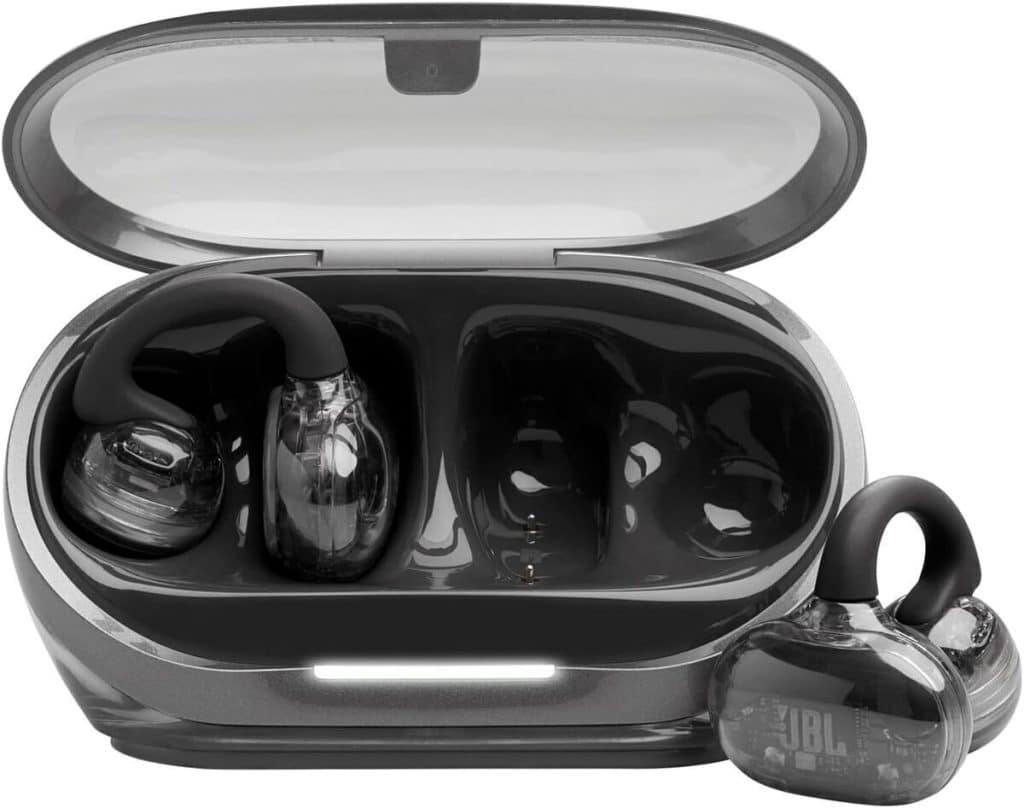 Test : jbl soundgear clips, écouteurs ouverts sans fil ghost black